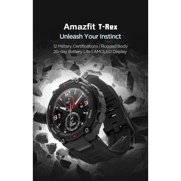 Amazfit T REX Smartwatch GPS Military STD Smart watch T-Rex Trex Ori