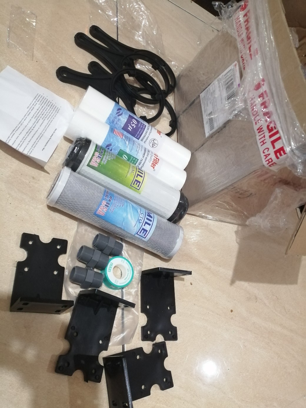 Filter Air Ledeng/pdam Plus 4 Housing Blue-saringan Air Siap Pakai - Watertech-watertech-gac-garuda