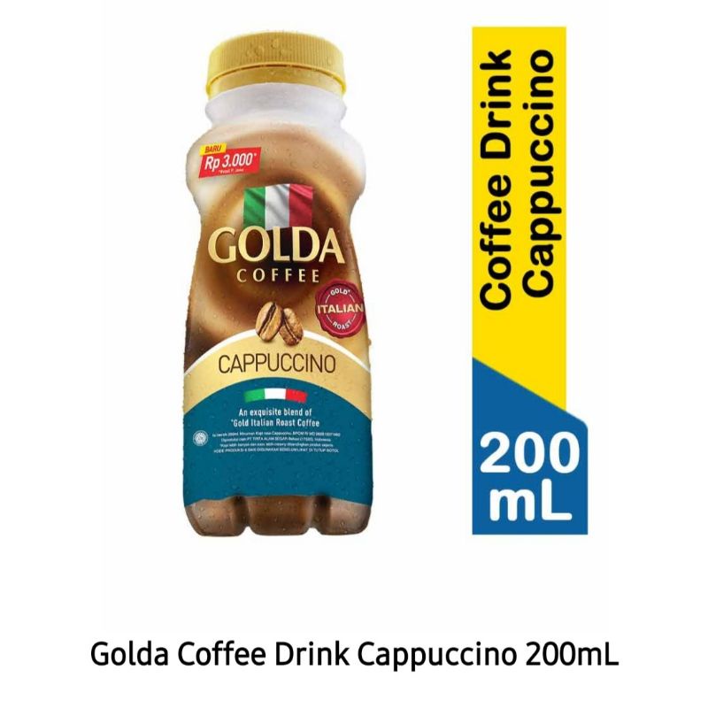 

Golda Coffe Drink Cappucino 200 Ml