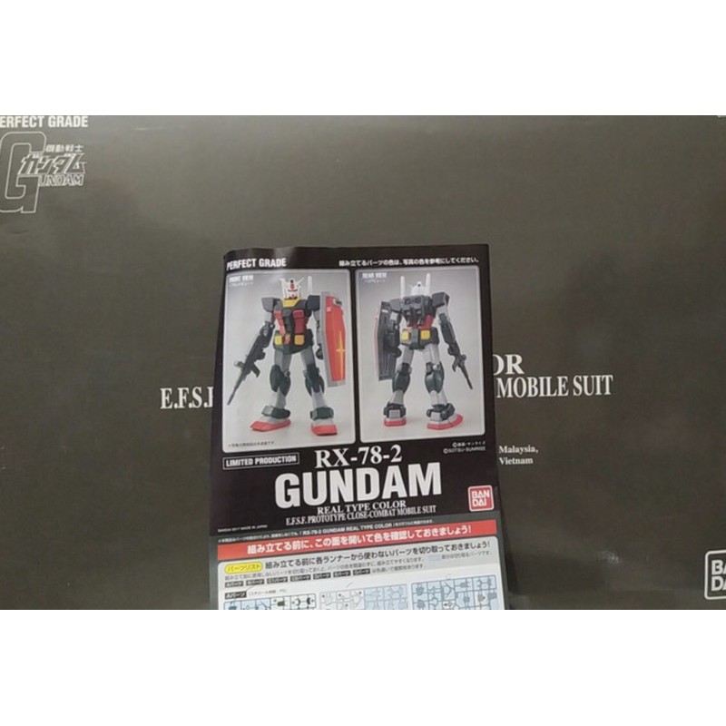 Gundam RX-78-2 Gundam Real Type Bandai New