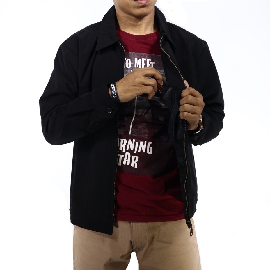 Vordavo Jas Jaket Elegan / Jasket Resleting Semi Formal Casual