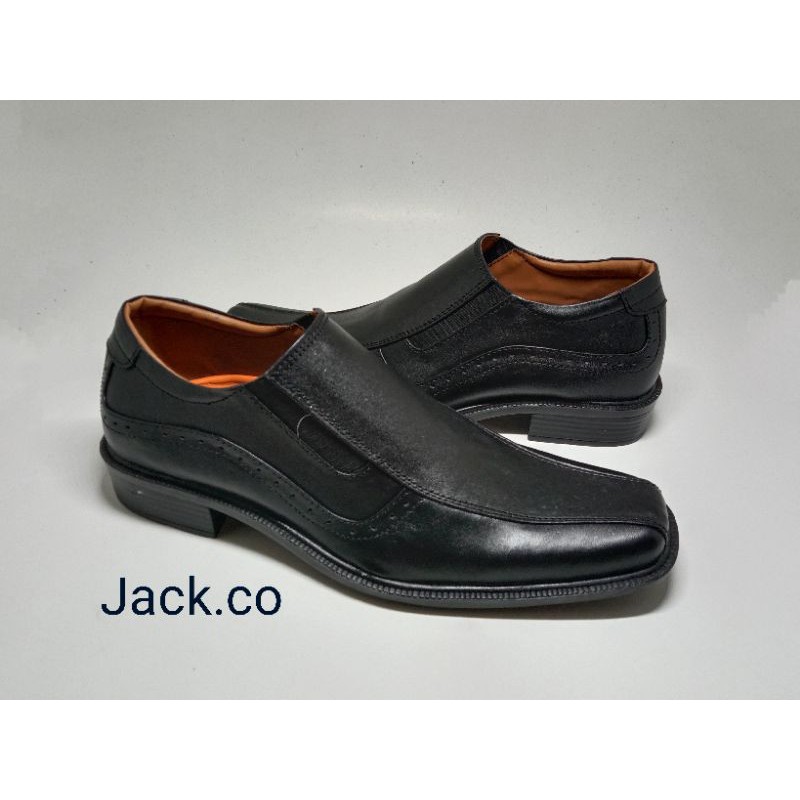 sepatu pantofel pria formal bahan kulit asli original leather