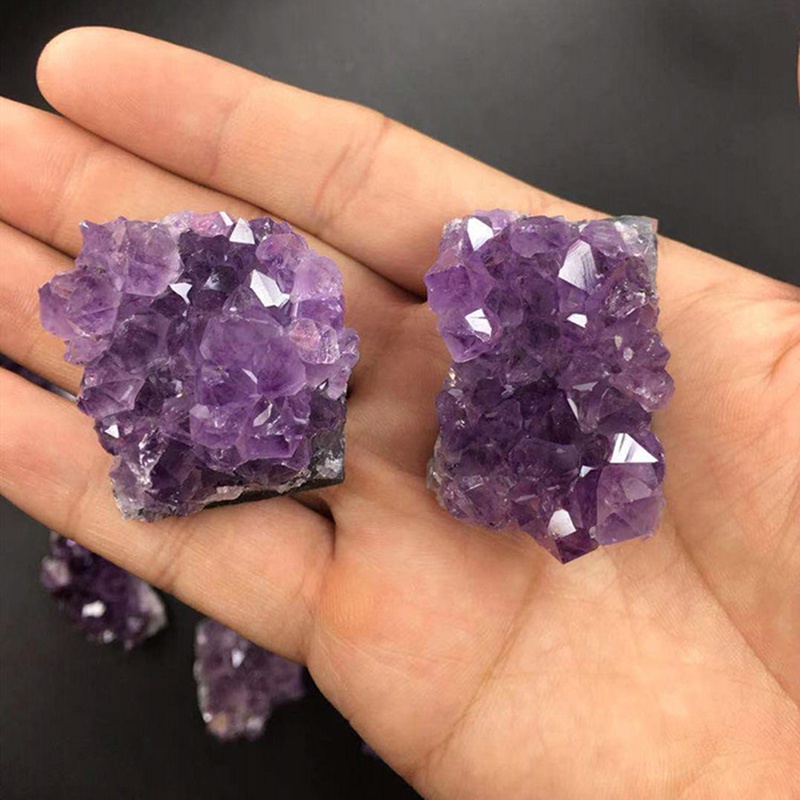 Batu Kristal Amethyst Quartz Mineral Untuk Penyembuhan