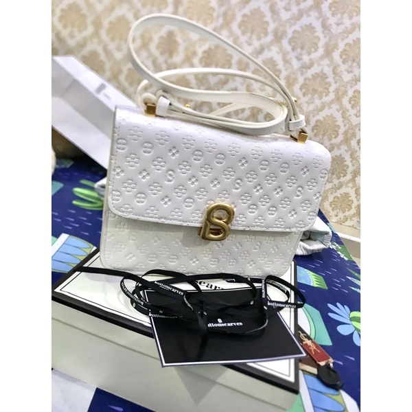 Audrey Bag Buttonscraves White
