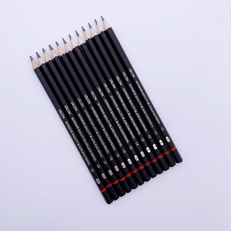 

[KODE YKM0Z] isi 12 pcs Pensil gambar sketsa set lengkap 2H H F B HB 2B 3B 4B 5B 6B 7B 8B Charcoal Pencils Set