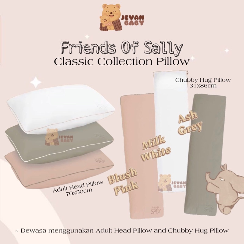 Friends of Sally Adult Head Pillow / Chubby Hug Classic Collection (FOS X Vina Gracia)