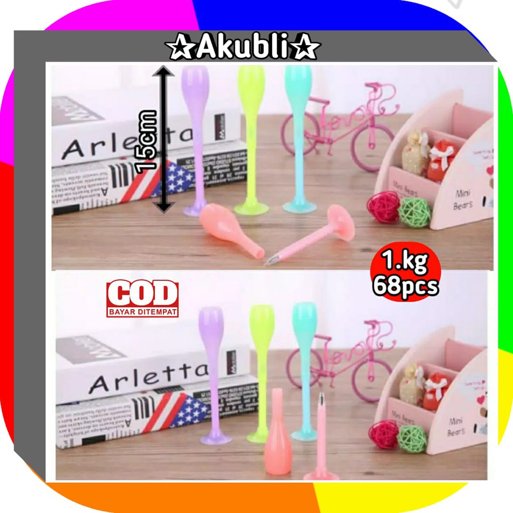 

Akubli✰ COD P148 Pulpen Cair Bentuk Gelas Wine Pena Motif Gelas Lucu Imut Stationary Pen Murah Impor