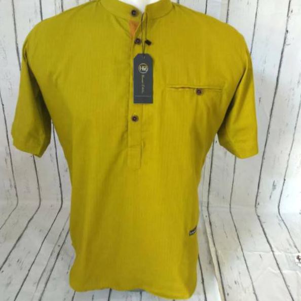 ACL« BEST Kemeja Koko Pria Warna Hijau Lemon HANZAIN ACL ❤️