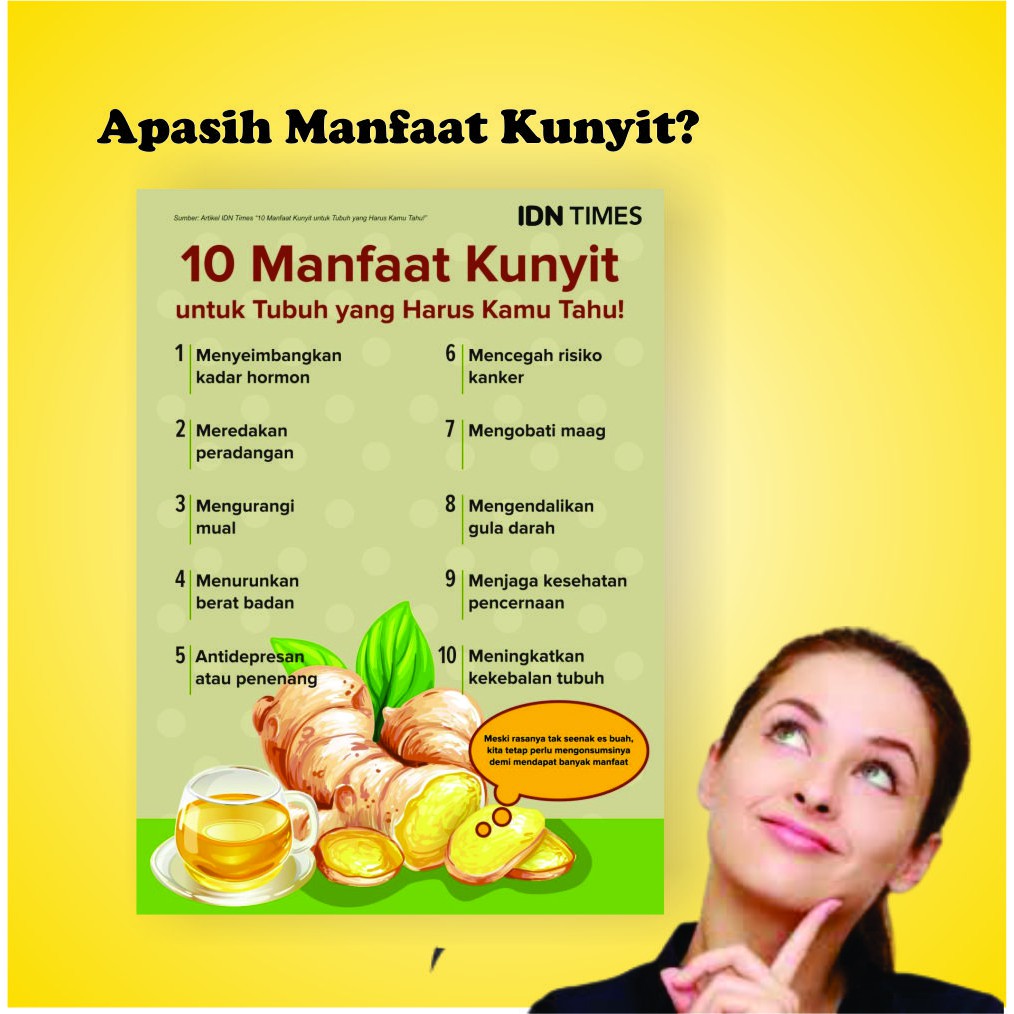 Kunyit Segar Kunir Super Jamu Tradisional Herbal 1kg Indonesia