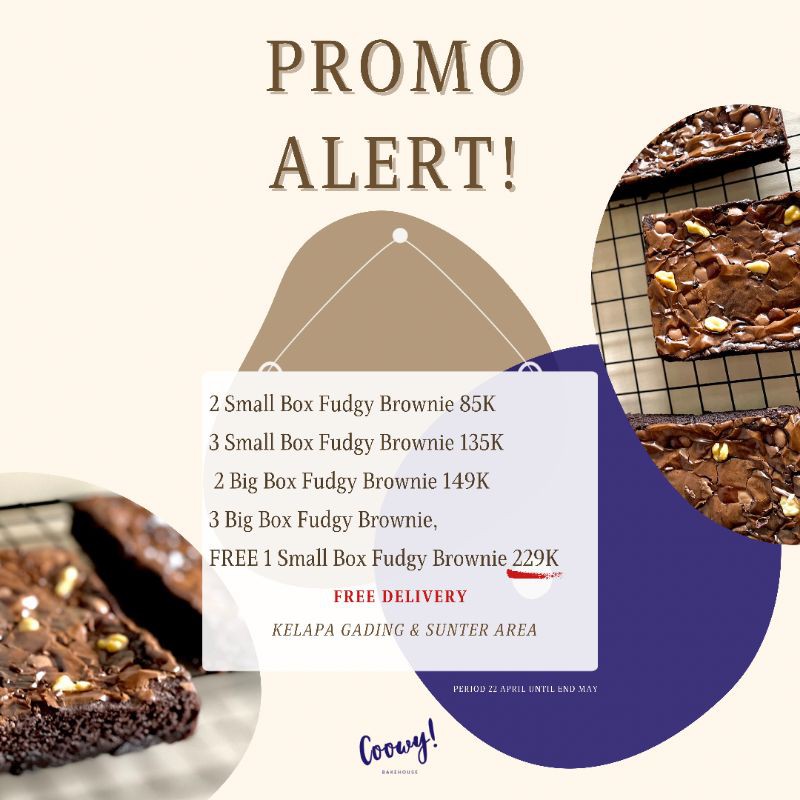 

PROMO FUDGY BROWNIE