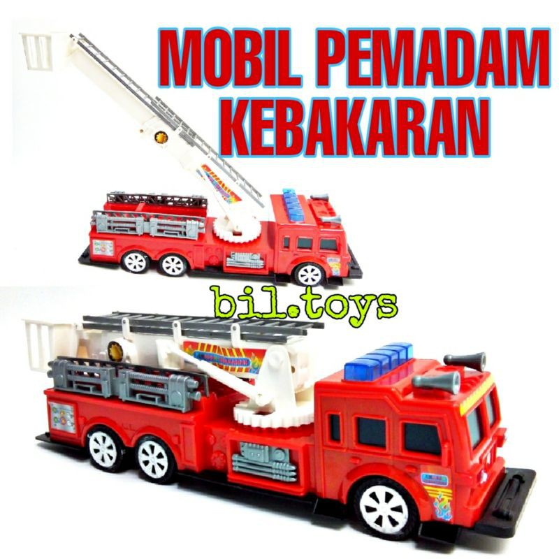 MAINAN ANAK LAKI LAKI MOBIL PEMADAM KEBAKARAN MAINAN MOBIL MOBILAN DAMKAR OCT BOX