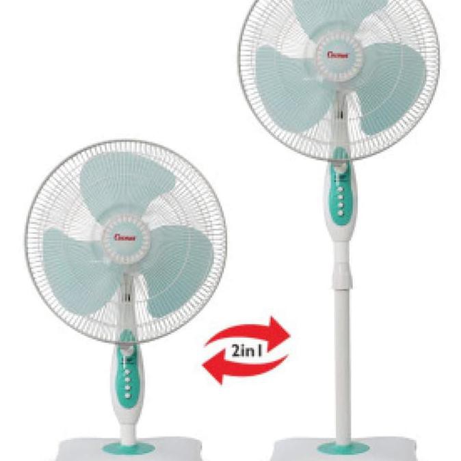 Bisa bayar ditempat/COD Kipas Angin Berdiri / Stand Fan Cosmos 16-SWA 16 Inch 2in1
