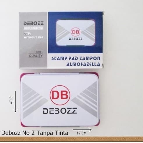 

BANTALAN STEMPEL/STAMP PAD DEBOZZ WITHOUT INK NO. 2