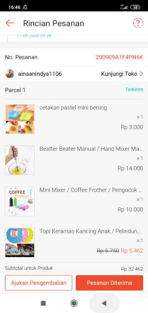Cetakan Pastel Mini Bening