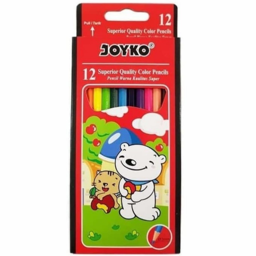 

Pensil Warna JOYKO 12 Warna Panjang CP-12PB