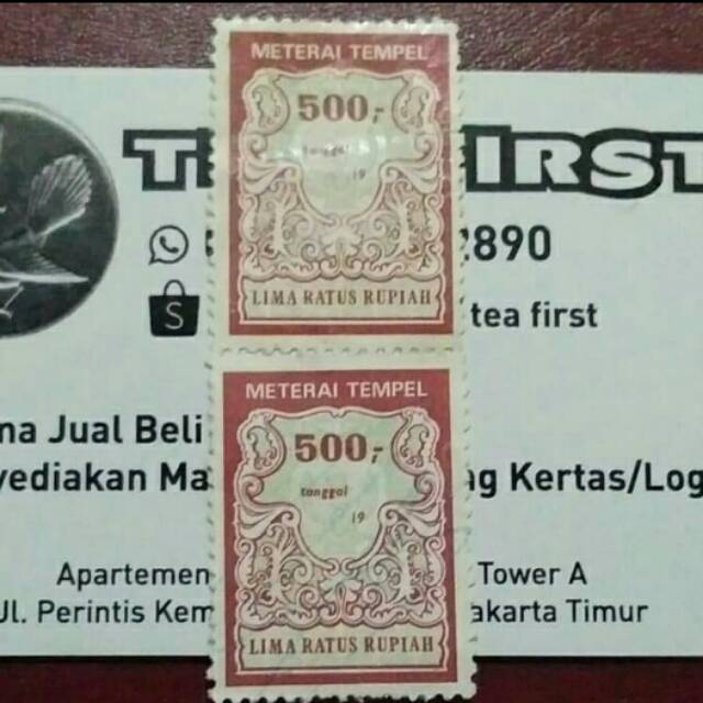 MATERAI 500 RUPIAH TAHUN 1981-1985