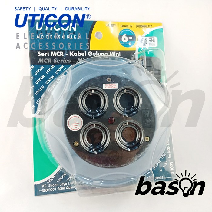 UTICON MCR2806 Cable Reel - Kabel Gulung Mini Arde 6Meter