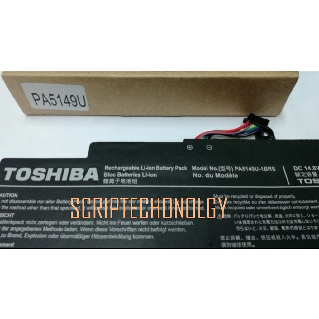 Baterai Original Toshiba SC PA5149U-1BRS For TECRA Z40-A Z40-B Z40-C Z40T