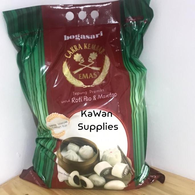 

BOGASARI CAKRA KEMBAR EMAS TEPUNG PREMIKS UNTUK PAO 5KG