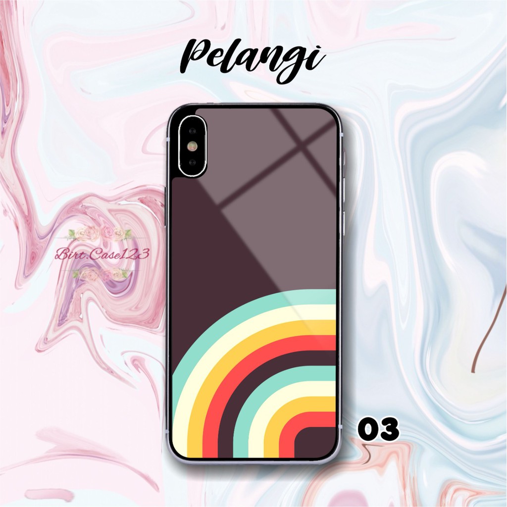 Hardcase 2D glossy PELANGI SAMSUNG A21 A21S A40 A50 A30S A50S A51 M40S A60 A70 A70S A81 M10 BC1994