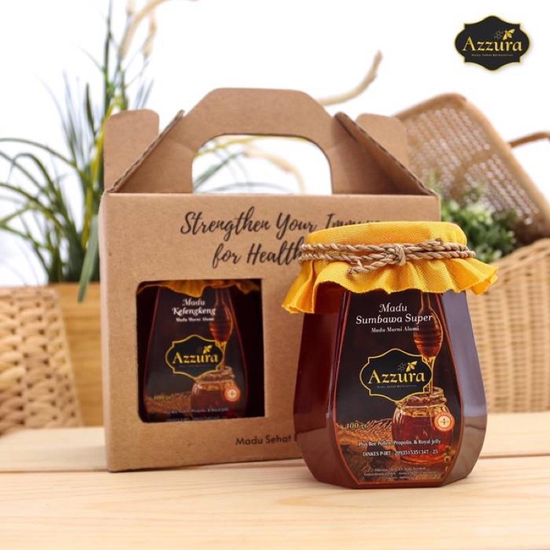 

Madu Azzura - Madu Sumbawa + Kelengkeng + Hampers 400 Gram