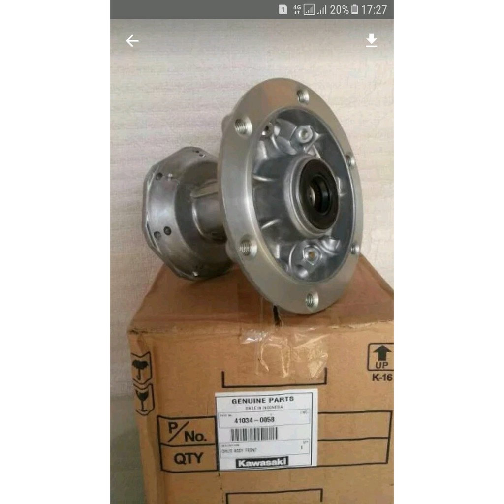 TROMOL DEPAN KLX 150 HOL 28 ORI KAWASAKI