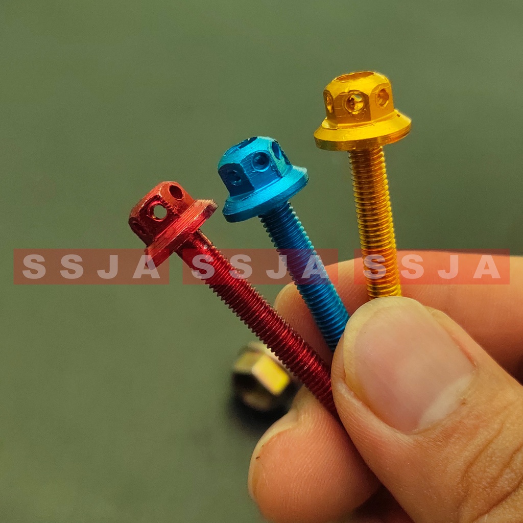 BAUT WINDSHIELD BAUT VISOR 1SET ANTIJEBOL NMAX-AEROX-LEXI-XMAX CNC- BIRU