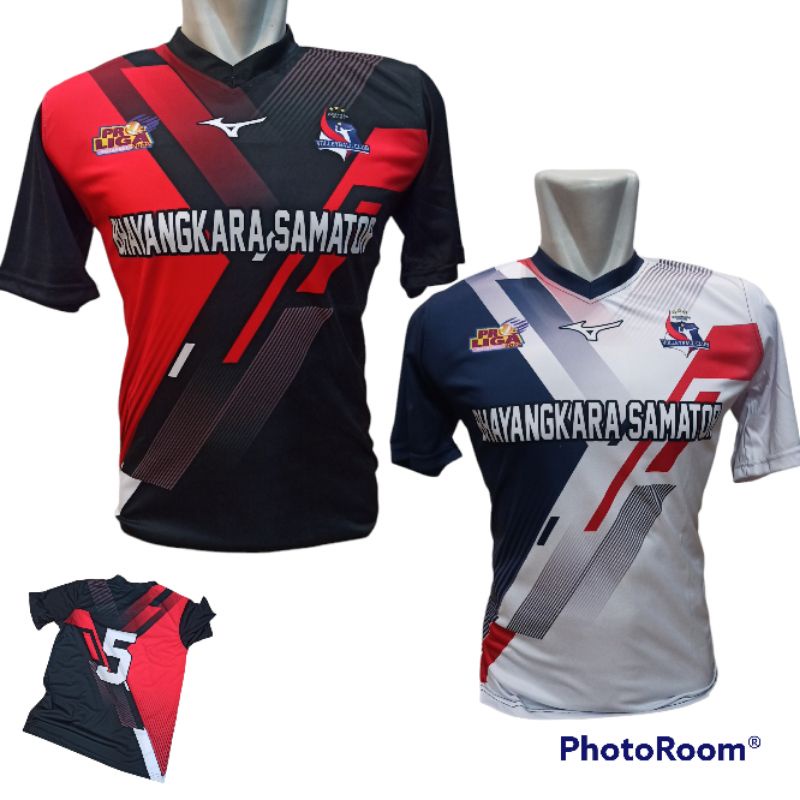 (BISA COD) Jersey volly Proliga  / baju Proliga 2022 full printing berkualitas BS22