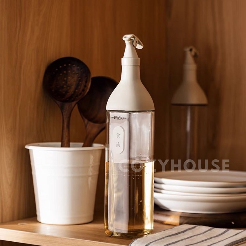 COZYHOUSE EGGA airtight glass oil bottle | Botol minyak kaca anti tumpah