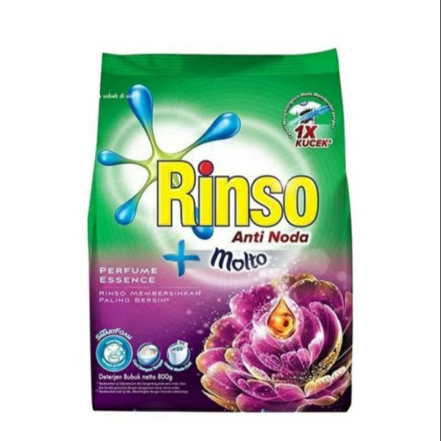 Rinso Molto Parfume Essence - Deterjen Bubuk 770g