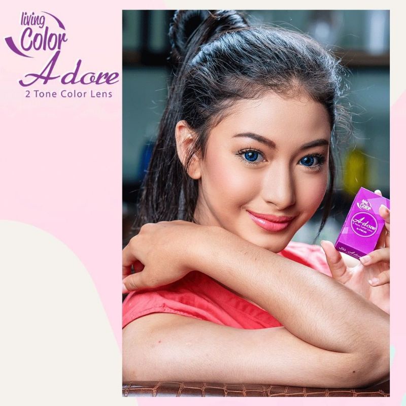 {BISA COD} SOFTLENS LIVING COLOR ADORE BY IRISLAB (NORMAL)