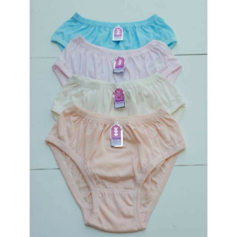 CELANA DALAM / UNDIES / CD / SEMPAK WANITA CEWEK POLOS KATUN Size M L XL 3L 4L 5L YEYEN