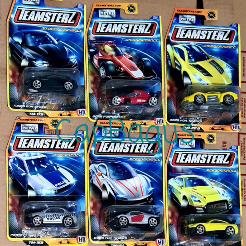 Teamsterz Metal Diecast Car Race Police die-cast teamster mobil balap original asli