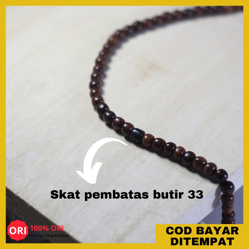 Kalung Tasbih Kokka Asli 99 Butir Tasbeh Koka Kokkah Kokah Kaukah Kaokah kaoka Kauka