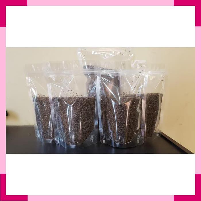 

250 gr Black Chia Seed Chiaseed Organic Organik Asli Mexico Hitam