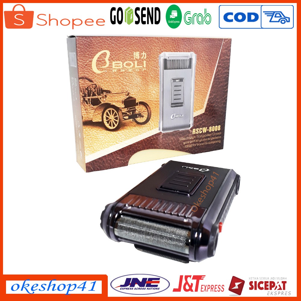 Boli Razor Shaver RSCW-8008 Alat Cukur Kumis Dan Jenggot