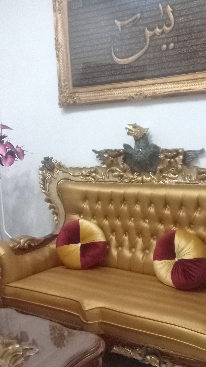 Bantal Kursi Bulat Ala Turki Dua Warna