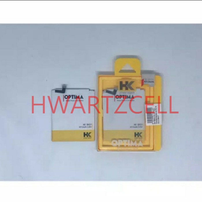 Baterai Batre Batrai HK Optima BN31 Xiaomi Redmi Note 5A MiA1 Mi A1