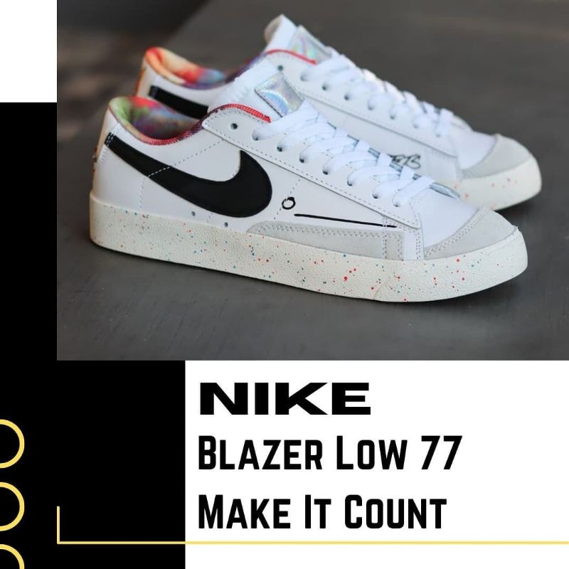 Sepatu Sneakers Nike Blazer Low 77 Make It Count