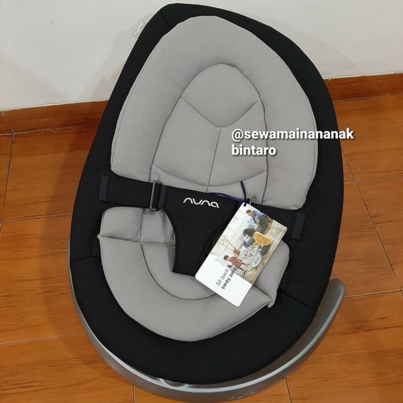 Sewa Kursi Bayi Nuna Leaf Curv Dusk - Bouncer Otomatis Tanpa Motor, Pengiriman Grab Car