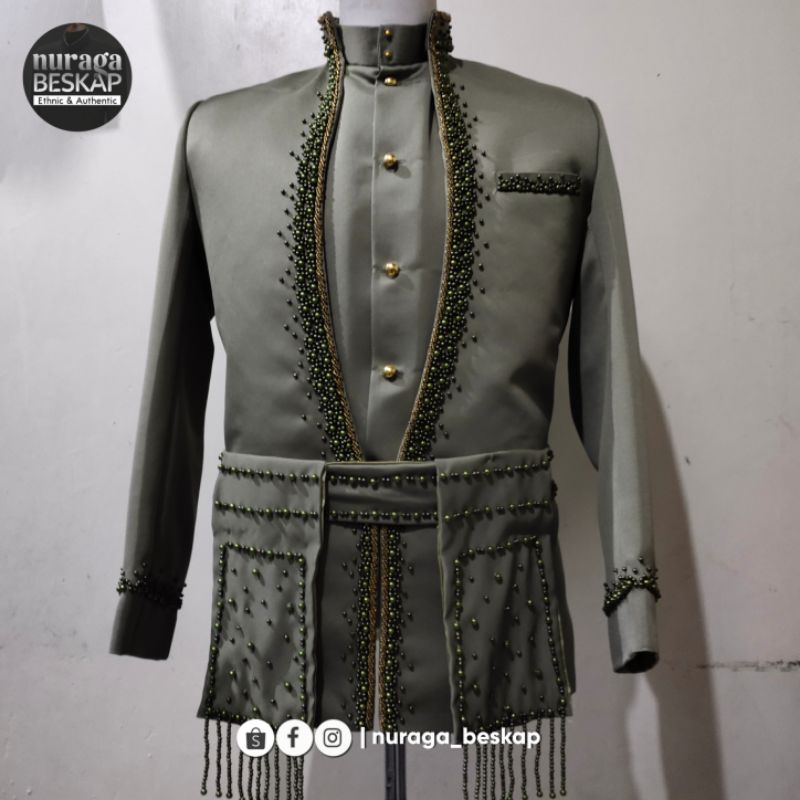 baju pengantin murah / beskap pengantin sunda mewah
