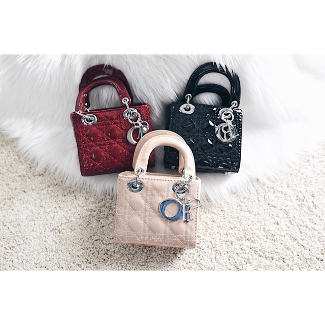 Lady Dior Petite Mini Patent GLOSSY