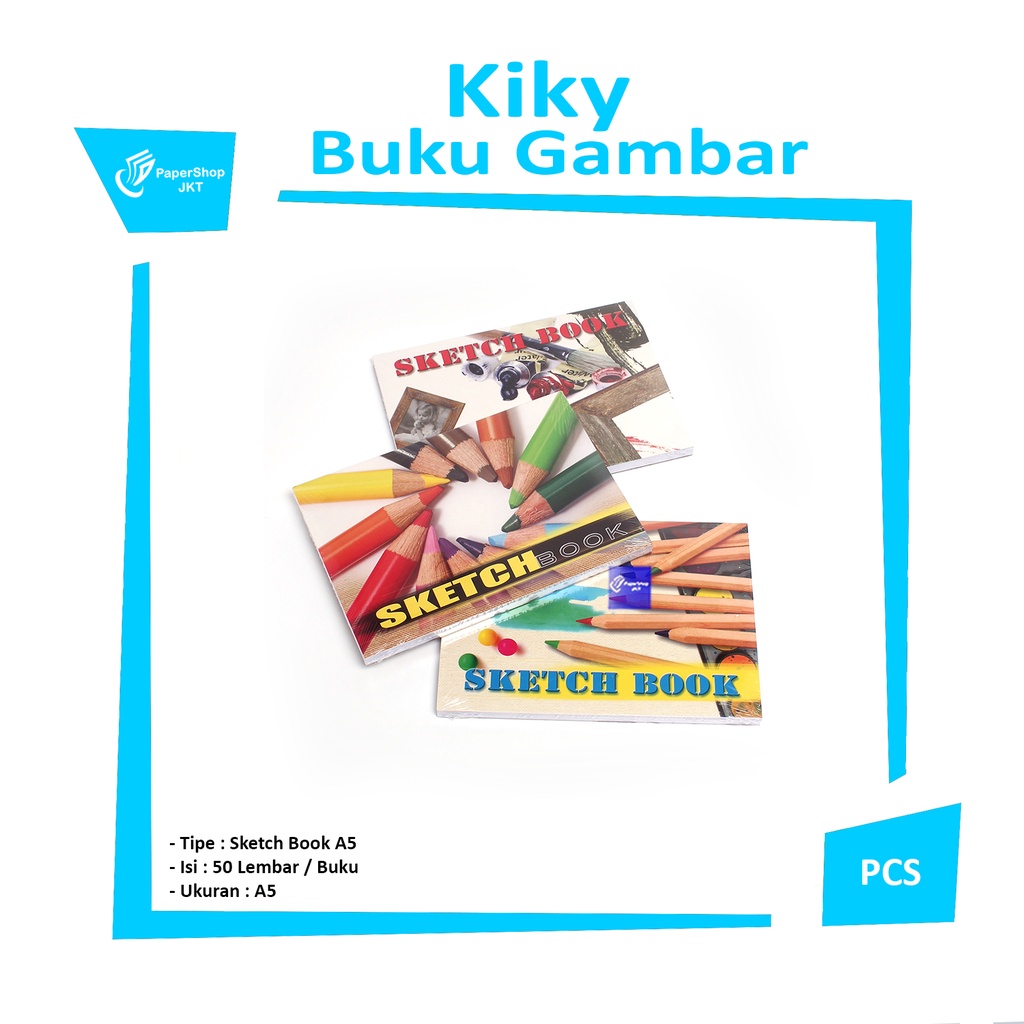  Buku  Gambar  Sketsa Sketch Book Kiky A5  Shopee Indonesia