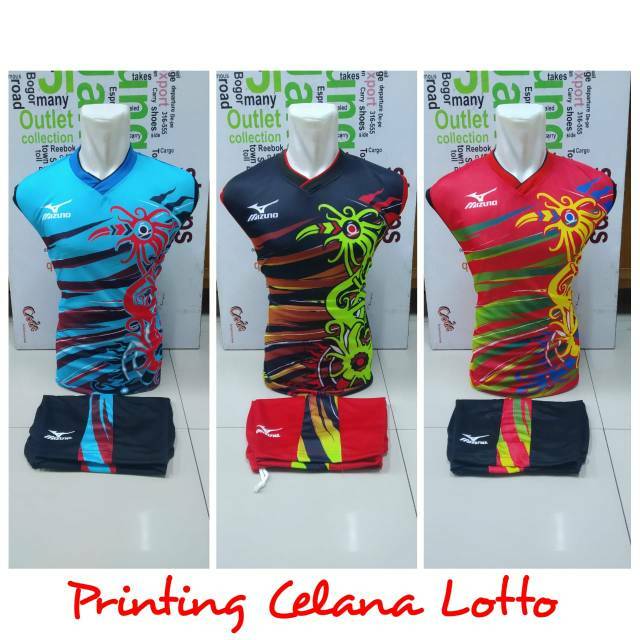 SETELAN VOLLY SINGLET Baju Olahraga Voli Dewasa