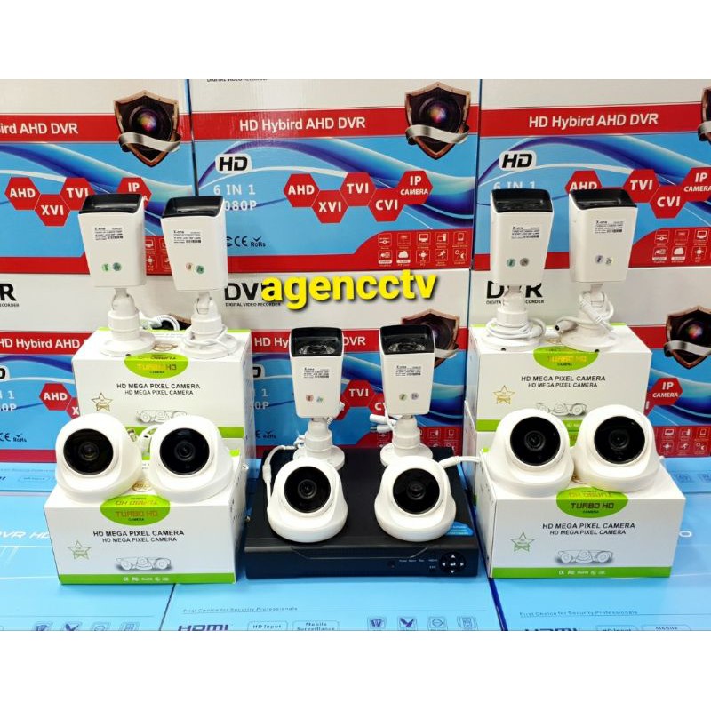 PAKET CCTV 16 CHANNEL 12 KAMERA LENSA 5MP 1080P IC SONY TURBO HD