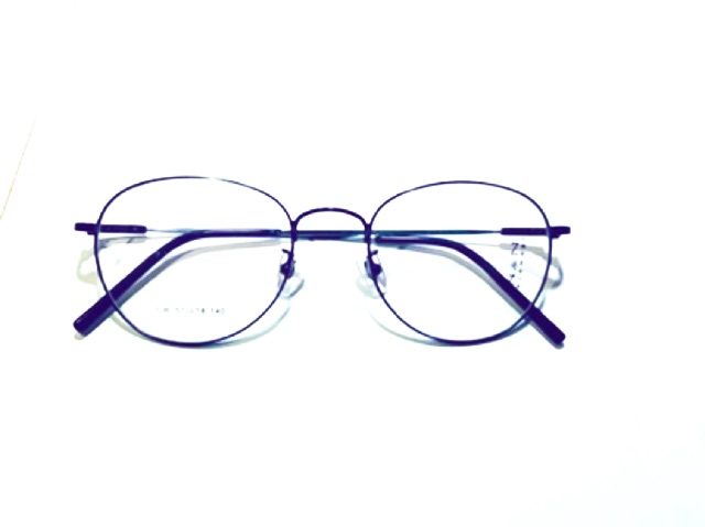 SN106 kacamata korea oval elastis titanium radiasi normal minus UV paket frame dan lensa