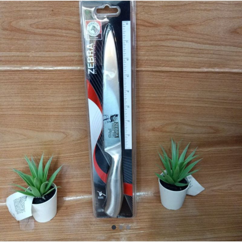 Pisau sayur stainless senyawa "ZEBRA" No 100270" tebal 2mm