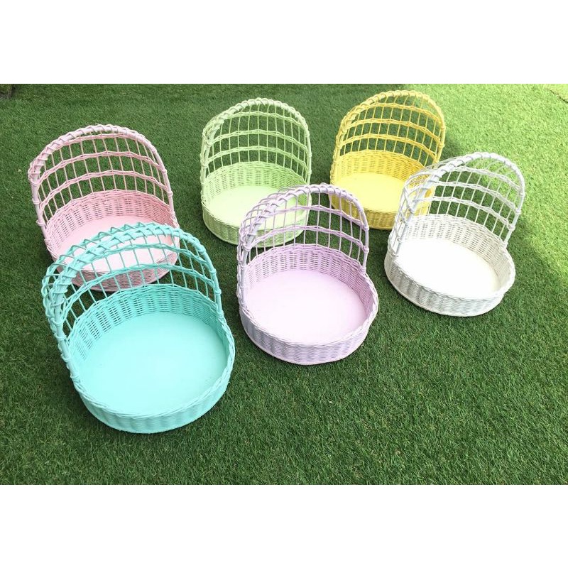 (ayunan mini) Keranjang ayunan / hantaran rotan / kotak hantaran / parcel pernikahan / sangkar rotan