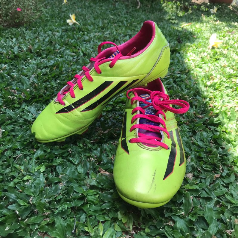 Adidas F10 TRX FG Solarslime Black Berry Size 42 atau 26,5cm
