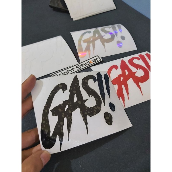 STICKER GAS CUTTING